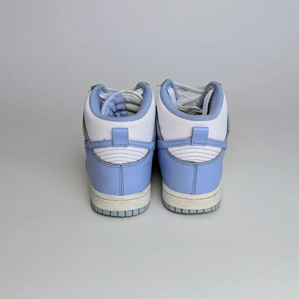 Nike Dunk High Aluminium University Light Blue Woman size :6.5